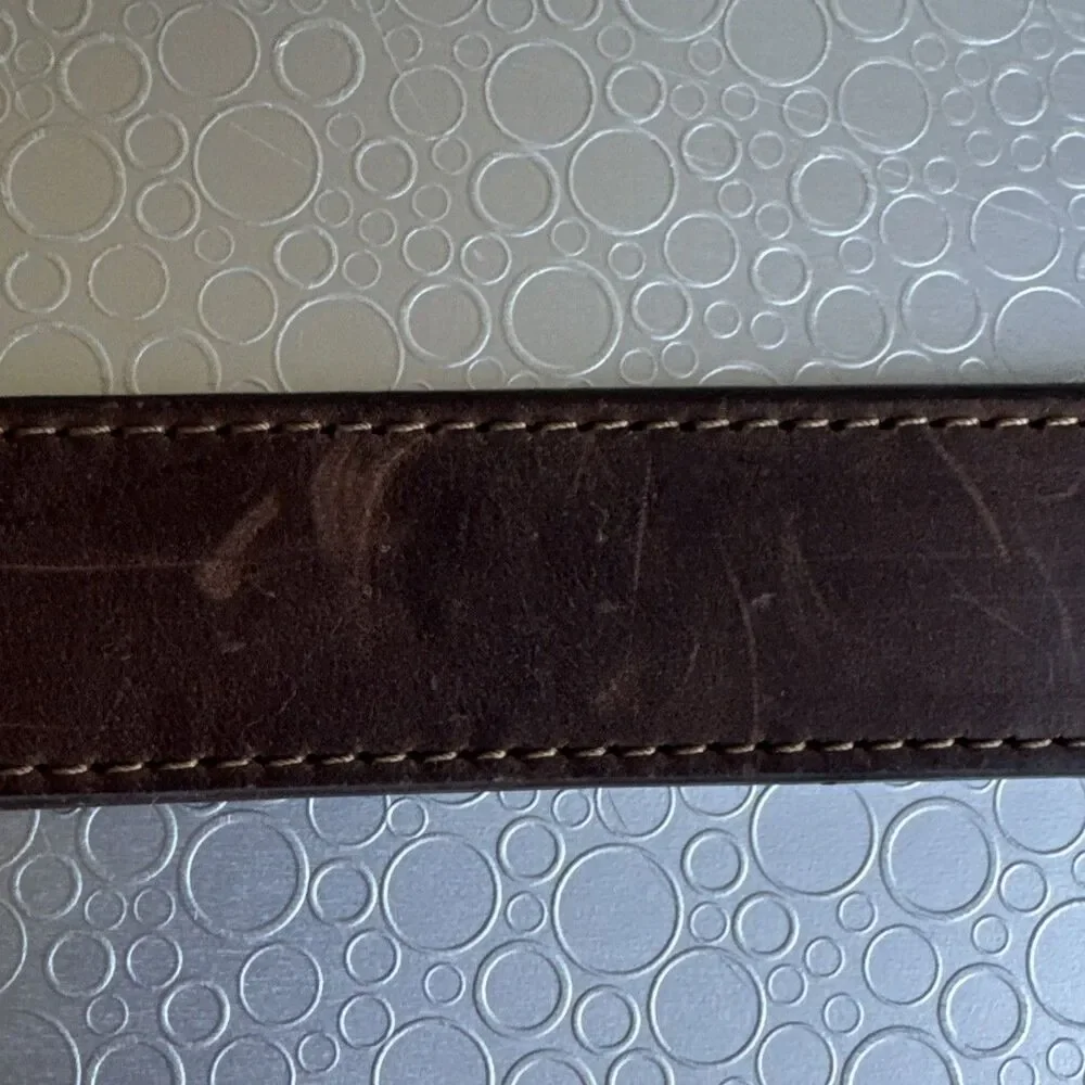 Red River Outfitters Mens Brown Leather Western Belt Size 42 Cowboy RR270/002